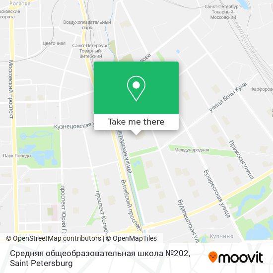 Средняя общеобразовательная школа №202 map
