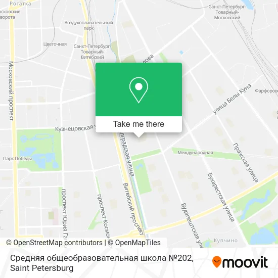 Средняя общеобразовательная школа №202 map