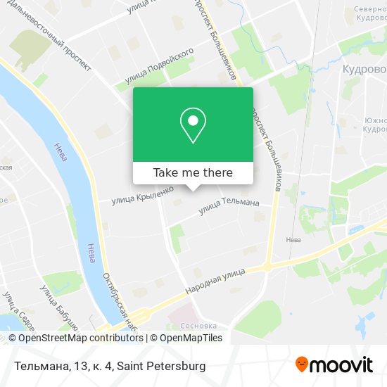 Тельмана, 13, к. 4 map