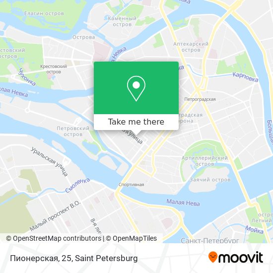 Пионерская, 25 map