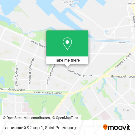 ленинский 92 кор.1 map