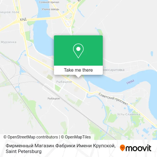 Фирменный Магазин Фабрики Имени Крупской map