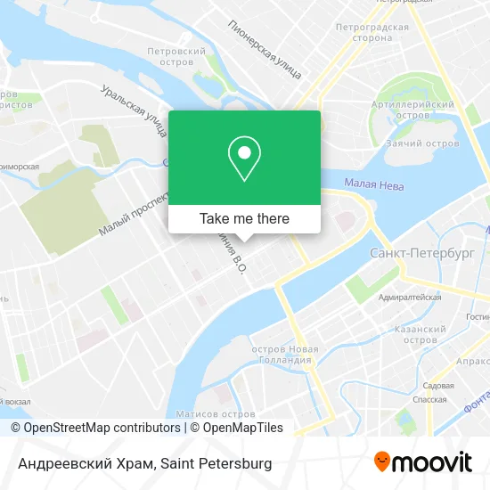 Андреевский Храм map