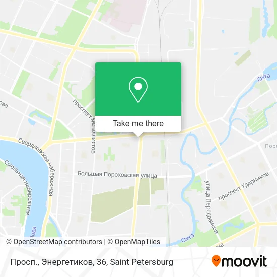 Просп., Энергетиков, 36 map