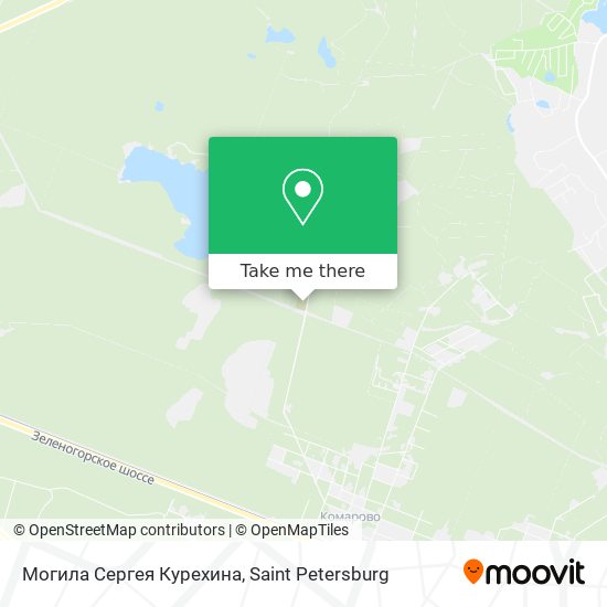Могила Сергея Курехина map