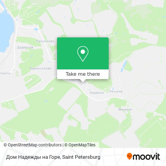 Дом Надежды на Горе map