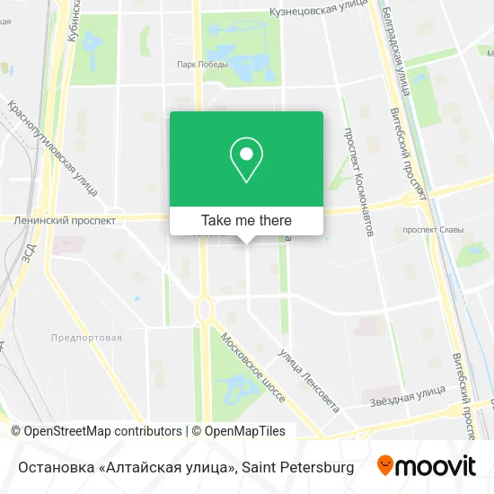 Остановка «Алтайская улица» map