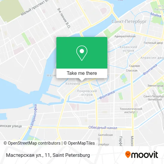 Мастерская ул., 11 map