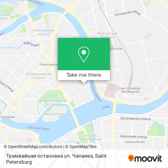Трамвайная остановка ул. Чапаева map
