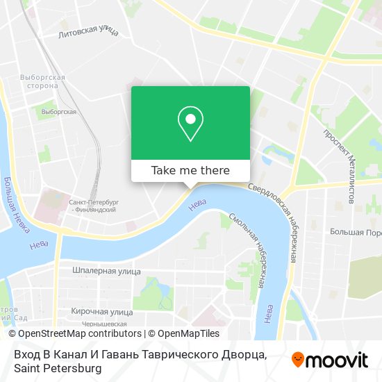 Вход В Канал И Гавань Таврического Дворца map