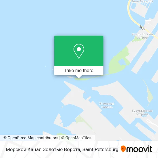 Морской Канал Золотые Ворота map