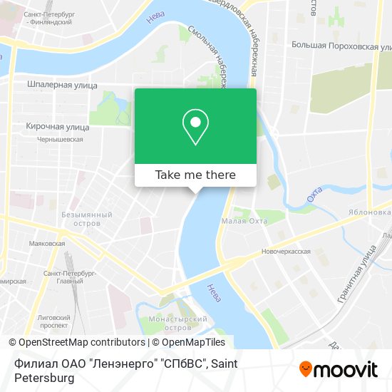 Филиал ОАО "Ленэнерго" "СПбВС" map