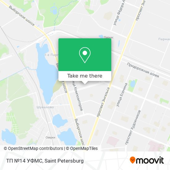 ТП №14 УФМС map