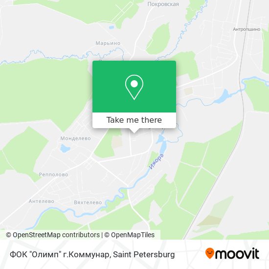 ФОК "Олимп" г.Коммунар map