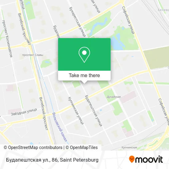 Будапештская ул., 86 map