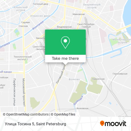 Улица Тосина 5 map
