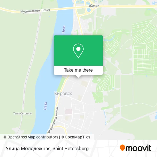 Улица Молодёжная map