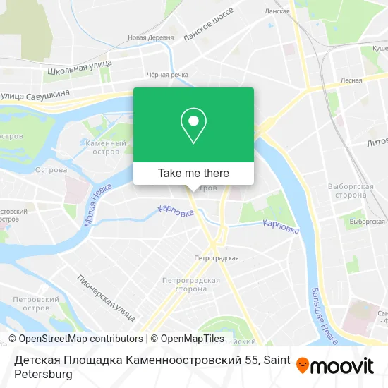 Детская Площадка Каменноостровский 55 map