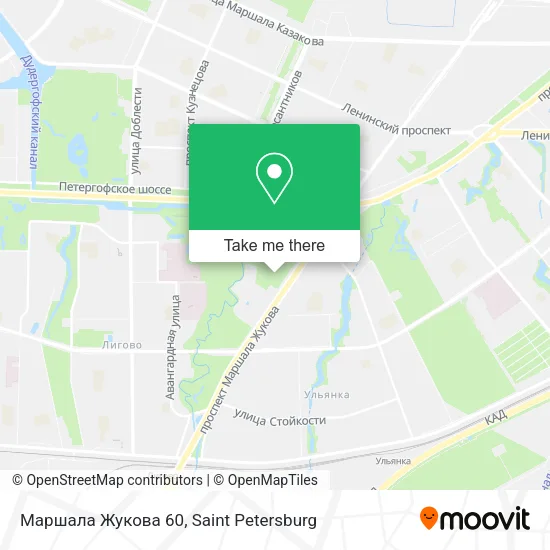 Маршала Жукова 60 map