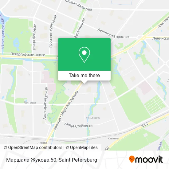 Маршала Жукова,60 map