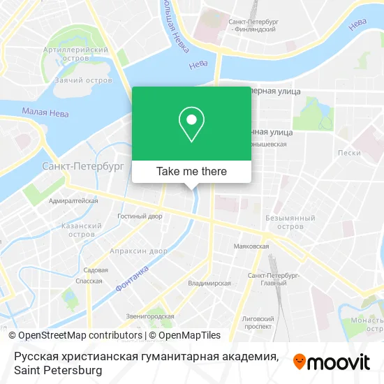 Русская христианская гуманитарная академия map