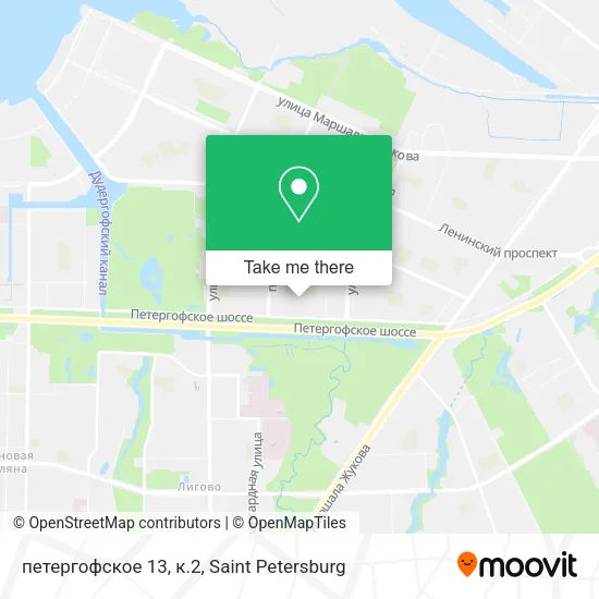 петергофское 13, к.2 map