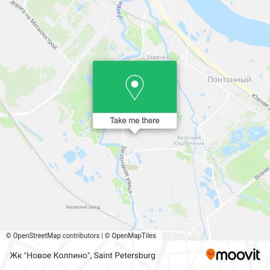 Жк "Новое Колпино" map