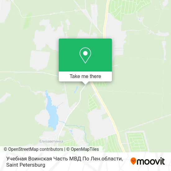 Учебная Воинская Часть МВД По Лен.области map