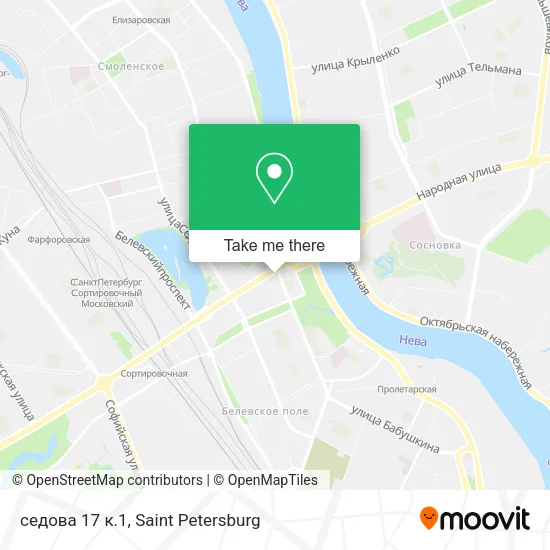 седова 17 к.1 map