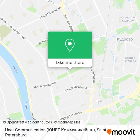 Unet Communication (ЮНЕТ Коммуникейшн) map