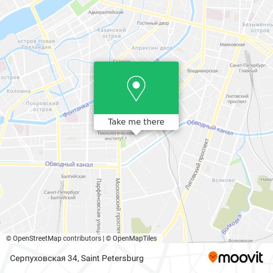 Серпуховская 34 map
