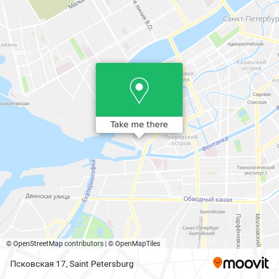 Псковская 17 map