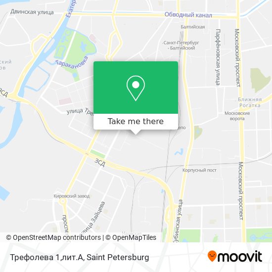 Трефолева 1,лит.А map