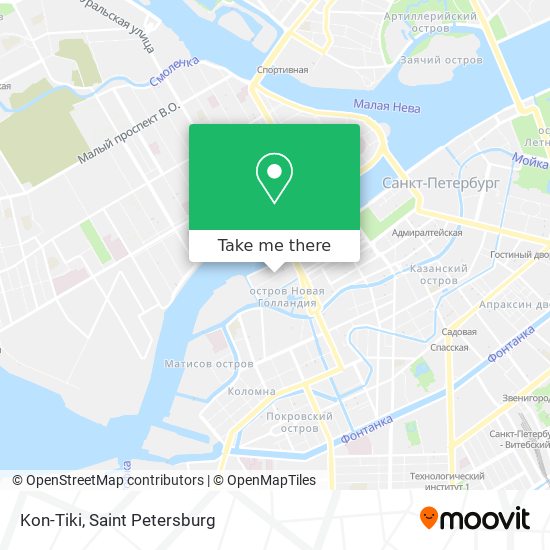 Kon-Tiki map