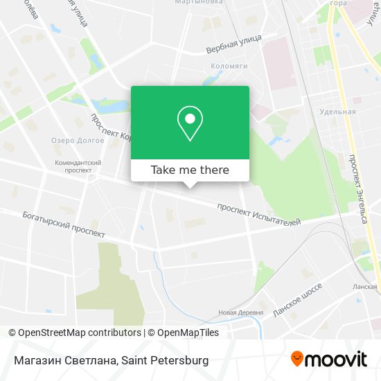 Магазин Светлана map