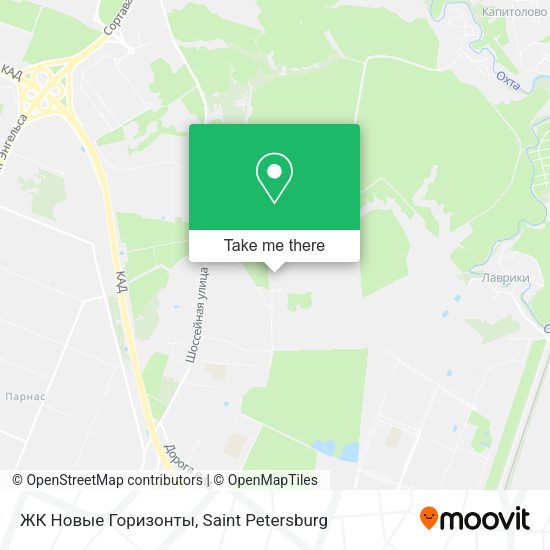 ЖК Новые Горизонты map