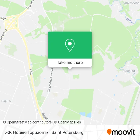 ЖК Новые Горизонты map