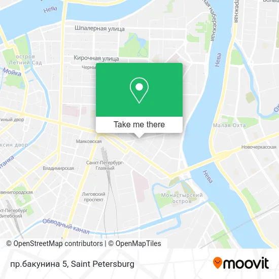 пр.бакунина 5 map