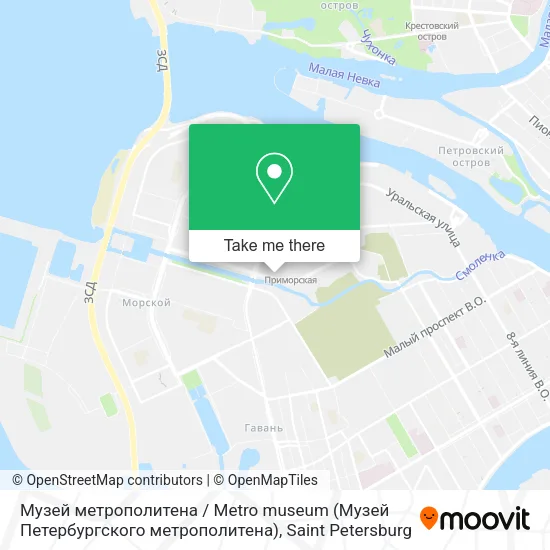 Музей метрополитена / Metro museum (Музей Петербургского метрополитена) map