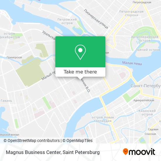 Magnus Business Center map