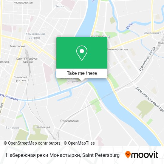 Набережная реки Монастырки map