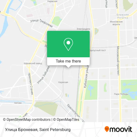 Улица Броневая map