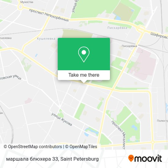 маршала блюхера 33 map