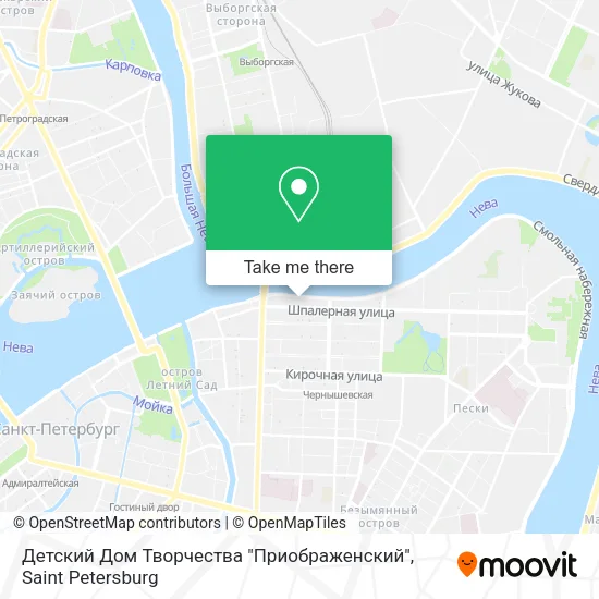 Детский Дом Творчества "Приображенский" map