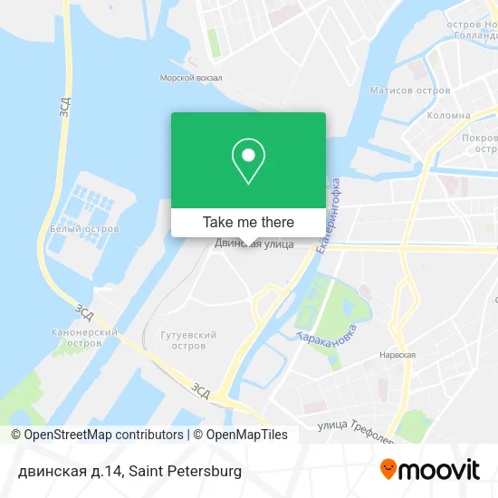 двинская д.14 map