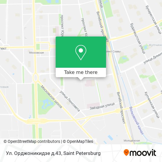Ул. Орджоникидзе д.43 map