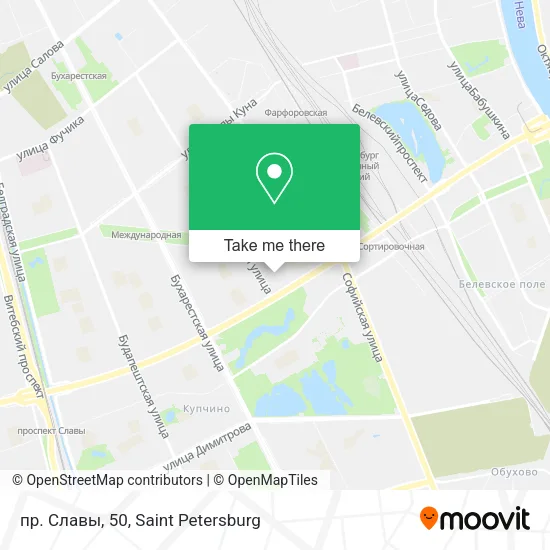 пр. Славы, 50 map