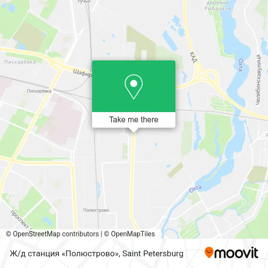 Ж/д станция «Полюстрово» map