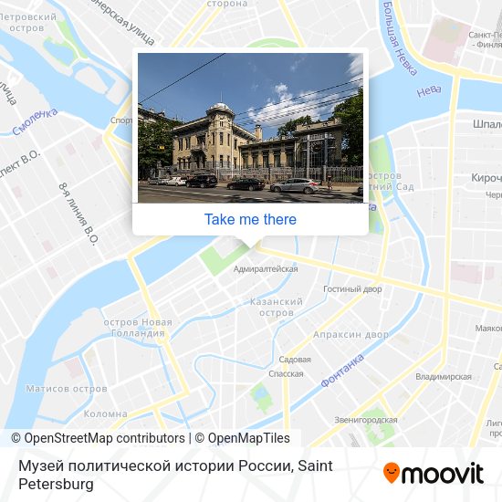 Музей политической истории России map