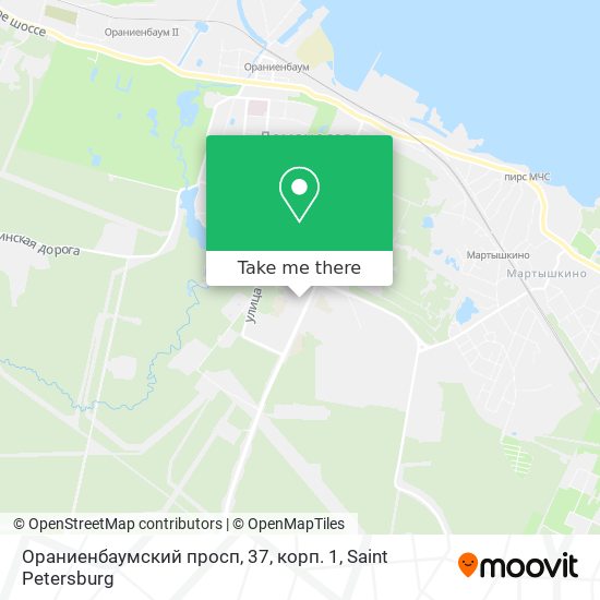 Ораниенбаумский просп, 37, корп. 1 map